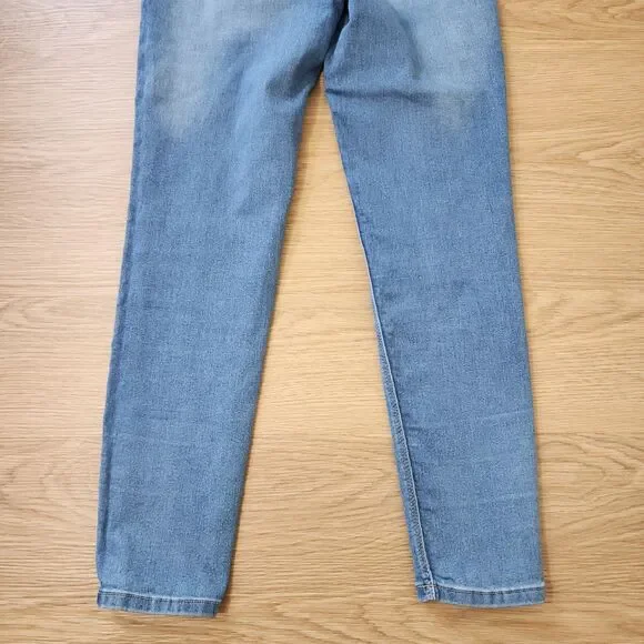 Curve Appeal Jeans Women 8 Blue Skinny Mid Rise Medium Wash Stretchy Denim 29x27 - Picture 9 of 11